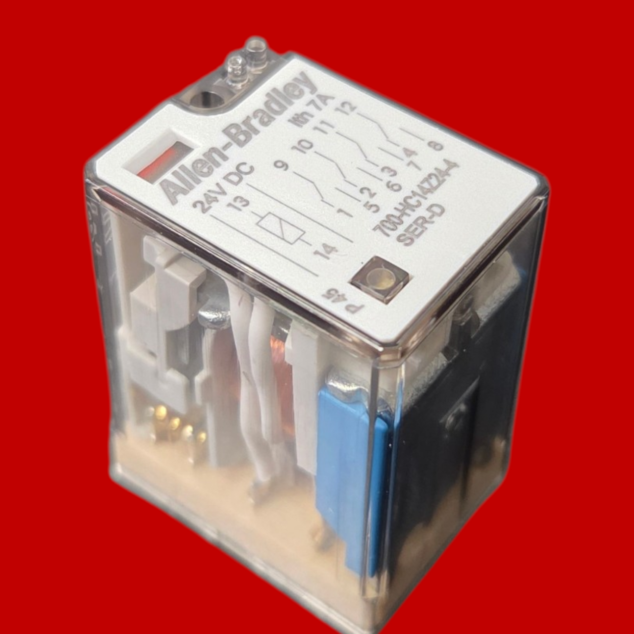 Allen Bradley 700-HC14Z24-4 General-Purpose, Miniature Ice Cube Relay, 24V DC 