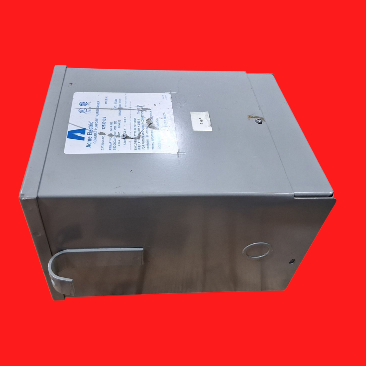  Acme Electric 3 kVA, Single Phase, 240X480 - 120/240V Dry-Type General Purpose Transformer- T253013S