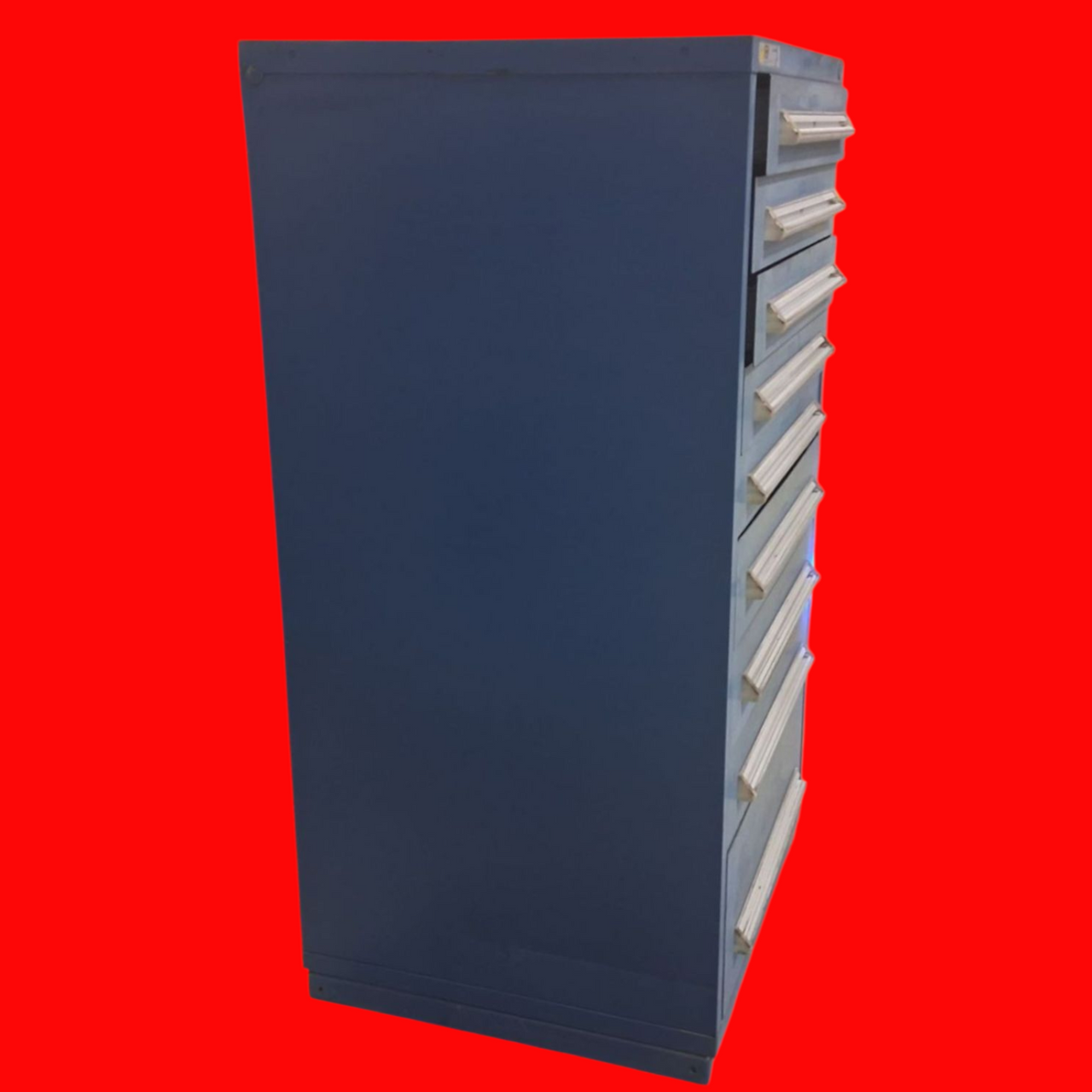 Stanley Vidmar Modular Drawer Cabinet, 9- Drawers, 30" Wide x 27.75"Deep x 59" Height- Part #SCU3144-FTNLDB