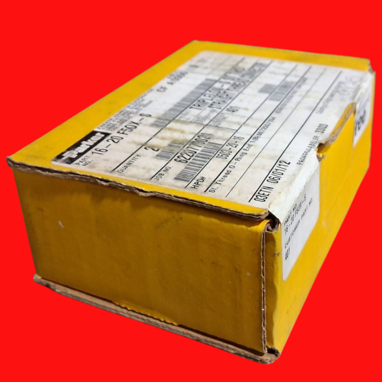 Parker Hannifin 16-20 F50X-S Triple-Lok 37° Flare | Box of 2