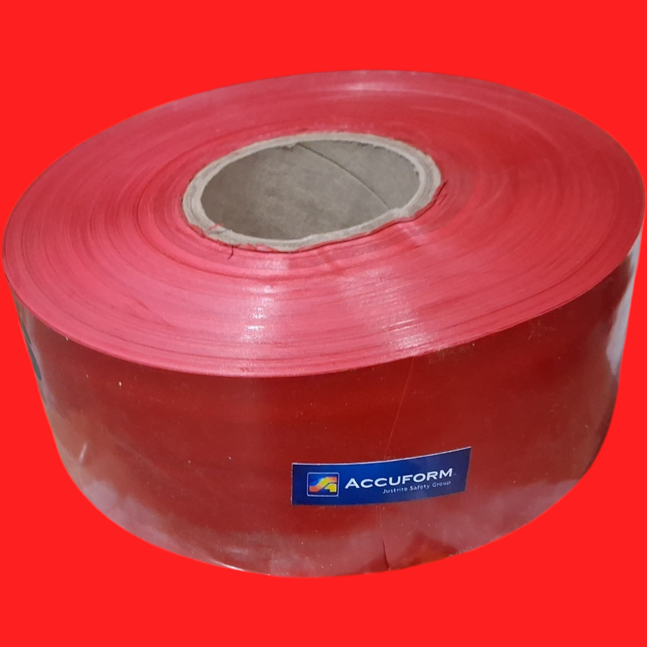 Accuform Danger Asbestos Hazard Barricade Tape 3-in. x 1000-ft. Roll