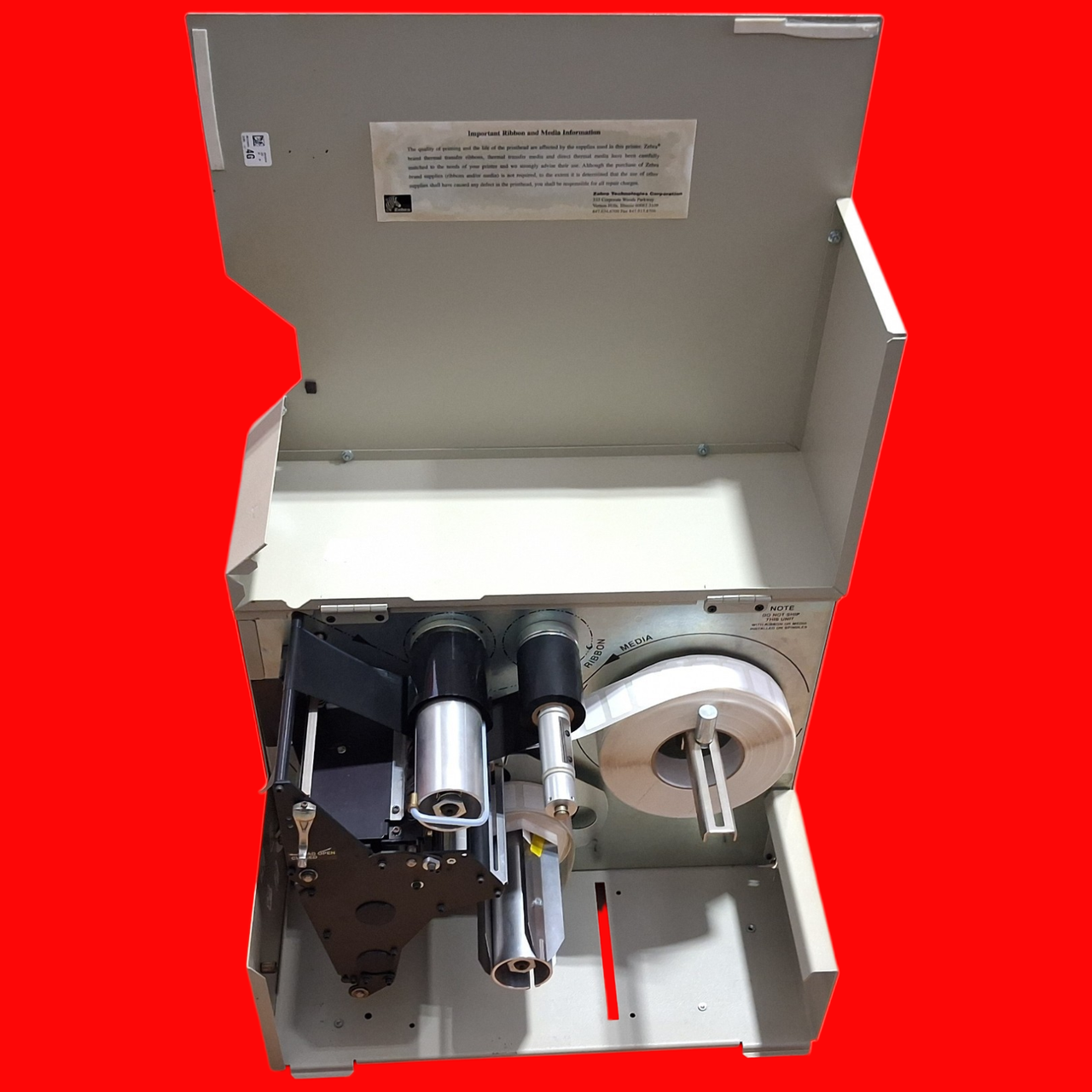 Zebra Technologies Industrial-Grade Thermal Barcode Label Printer- 105SL