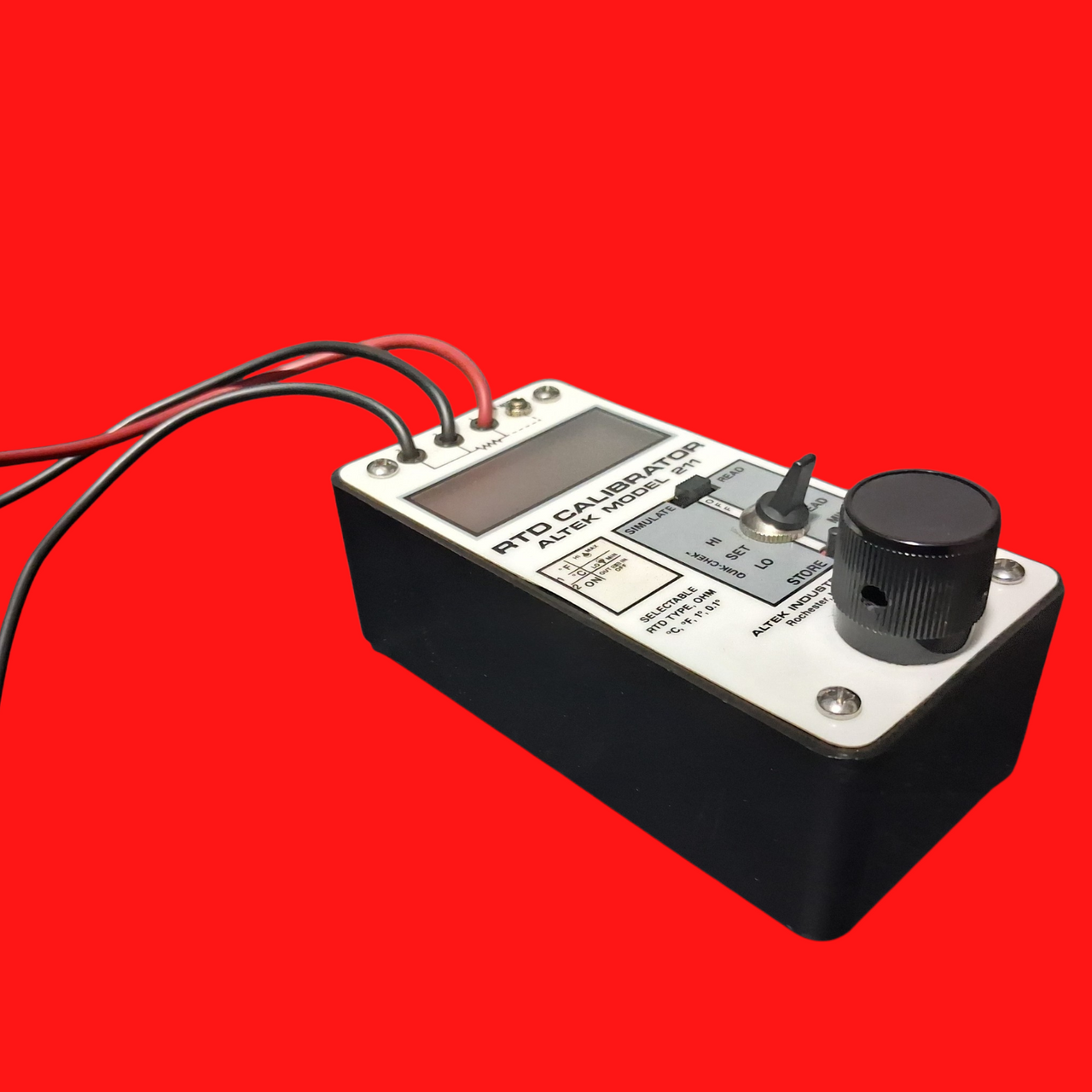 Altek Portable Resistance Temperature Detector (RTD) Calibrator Model 211