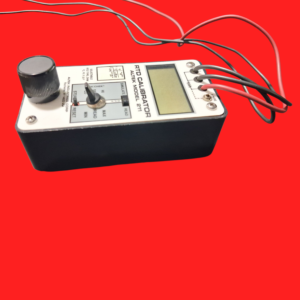 Altek Portable Resistance Temperature Detector (RTD) Calibrator Model 211