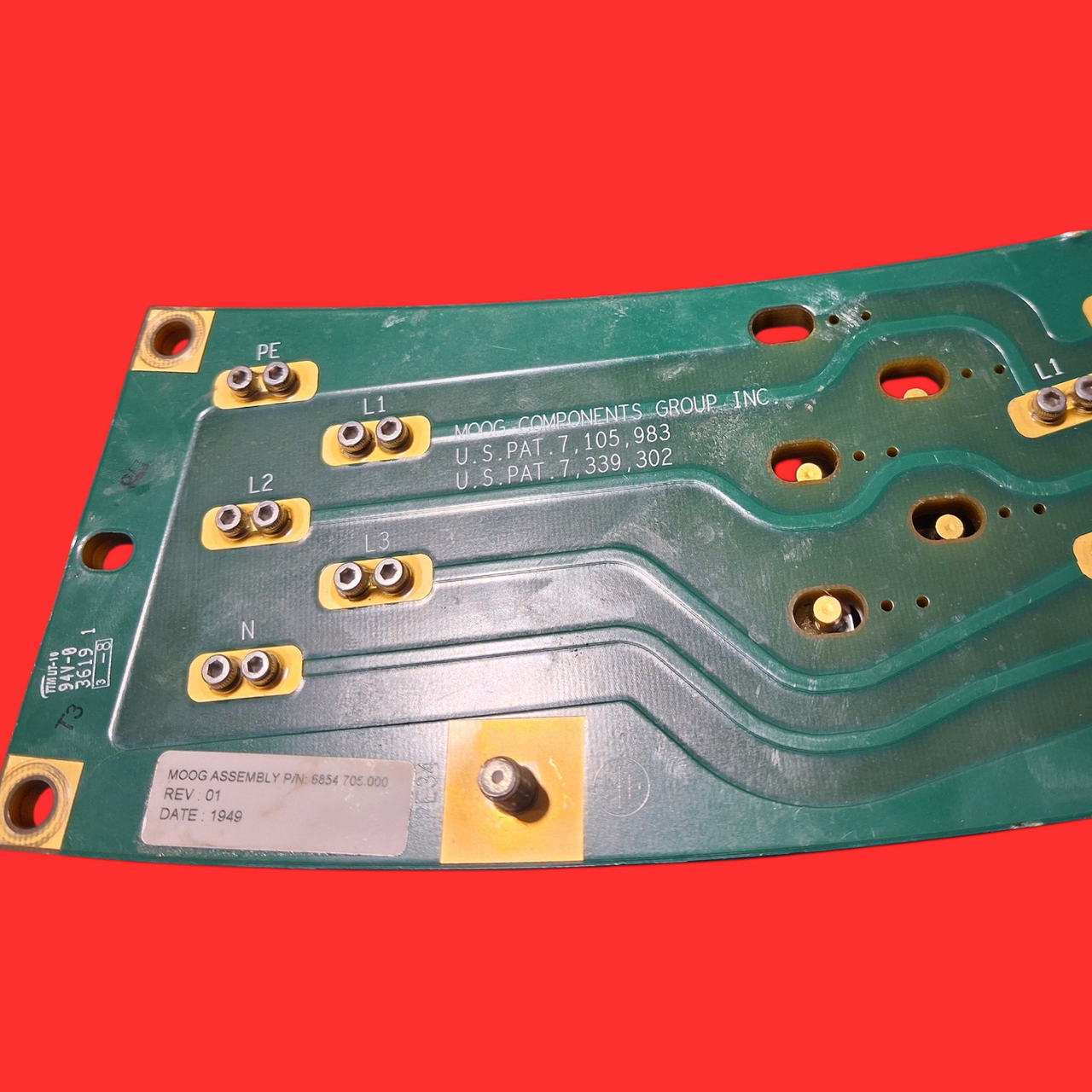 MOOG PCB 6854706000 CPT Carbon Brush Block (canless type)