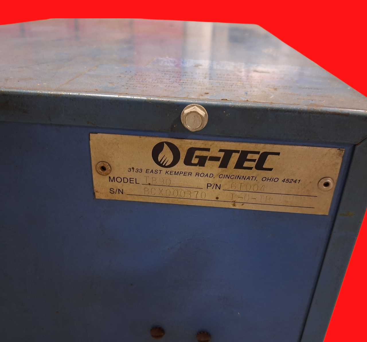 G-TEC GT-Pak Natural Gas Torch Booster- GT004 Model TB-90