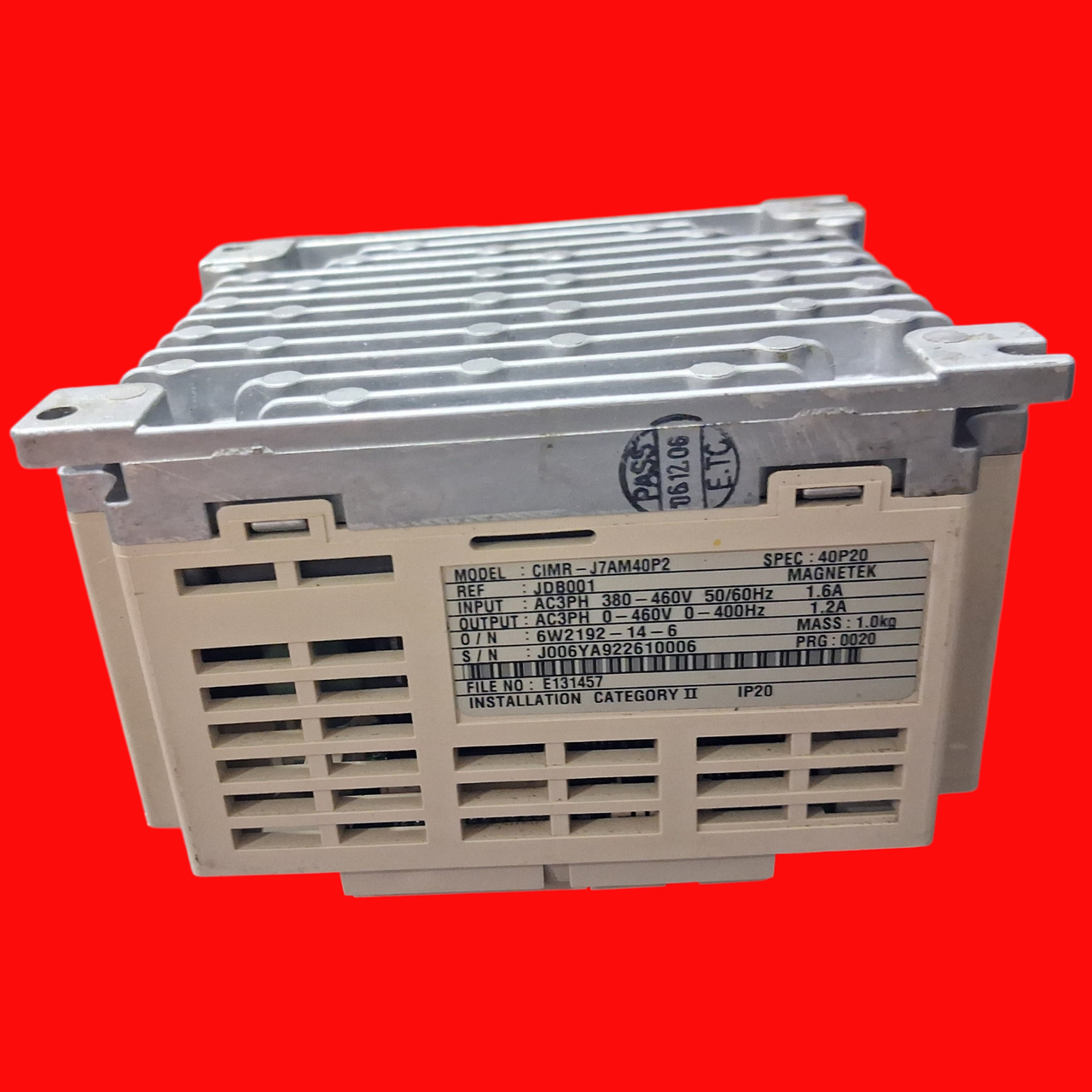 Yaskawa General-Purpose AC Drive CIMR-J7AM40P2