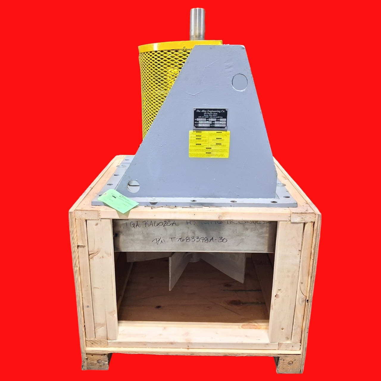 Air-Cooled PW-26 Recirculating Fan Assembly by The Alloy Engineering Company