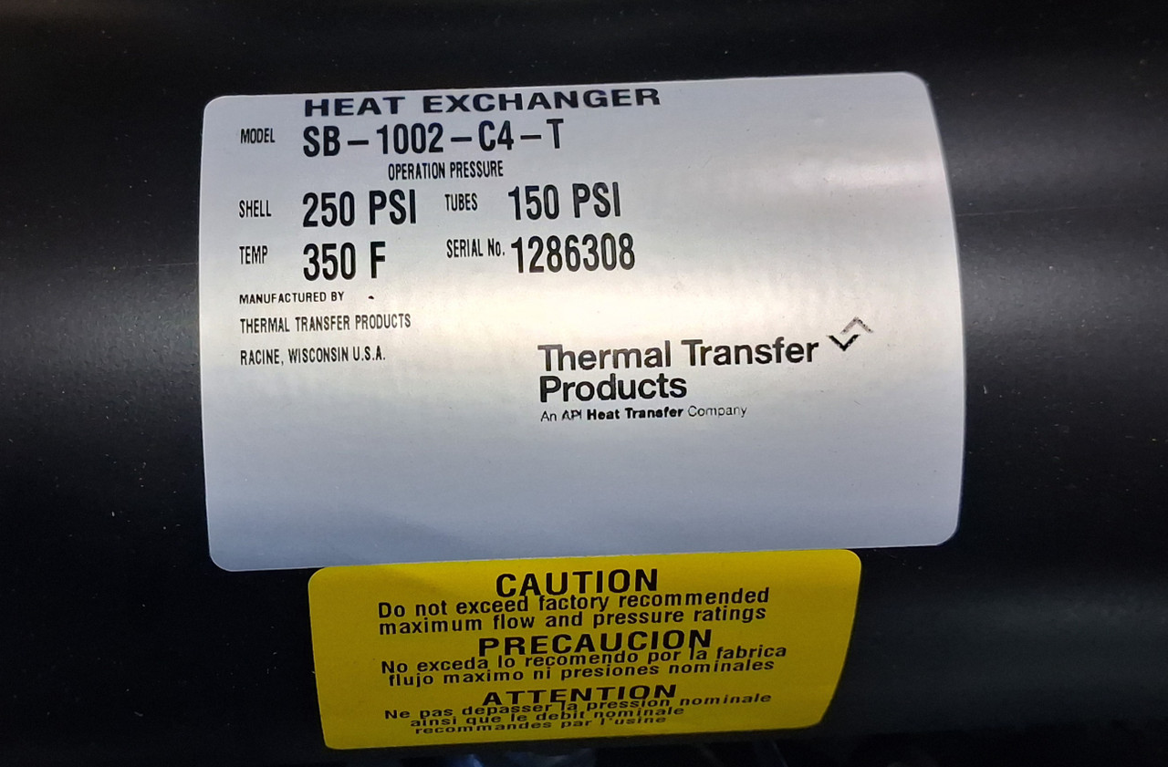 Thermal Transfer Products SB-1002-C4-T Heat Exchanger