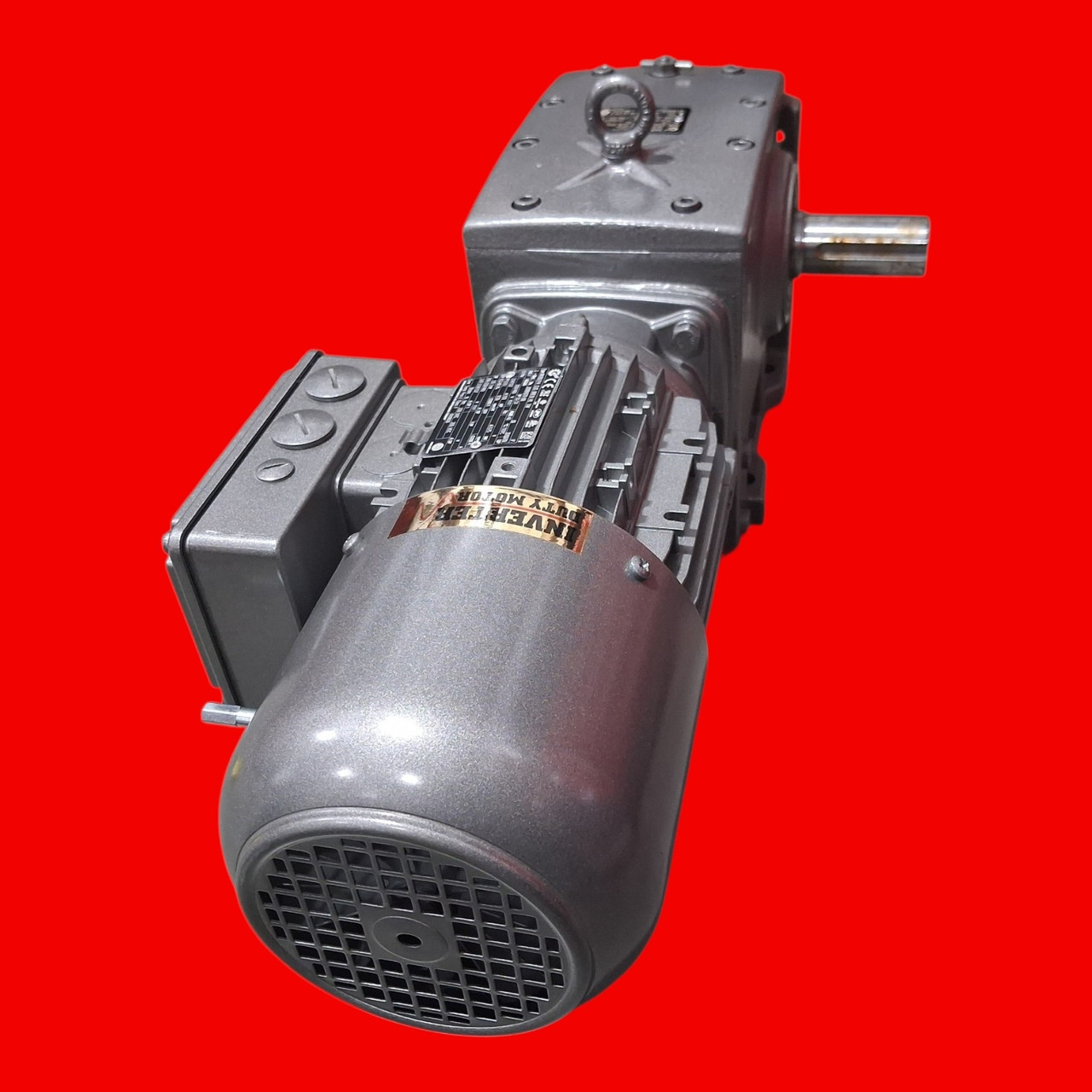 Nord Drivesystems SK 12080-80LP/4 CUS Right-Angle Helical-Worm Gearmotor Assembly