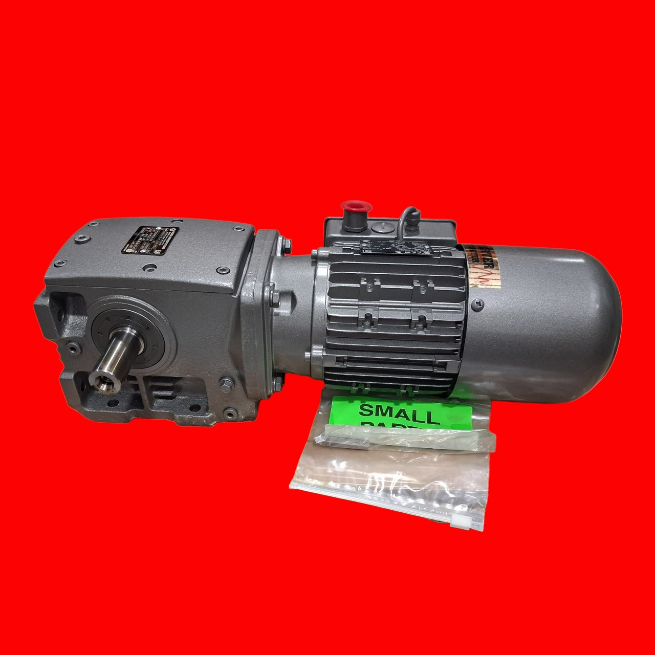 Nord Drivesystems SK02050-71L/4 CUS BRE5 HL Right-Angle Helical-Worm Gearmotor