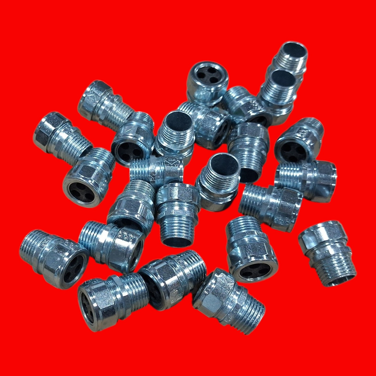 American Fittings CG50A2223H 1/2" Multi-Hole Strain Relief Cord Grip Connector