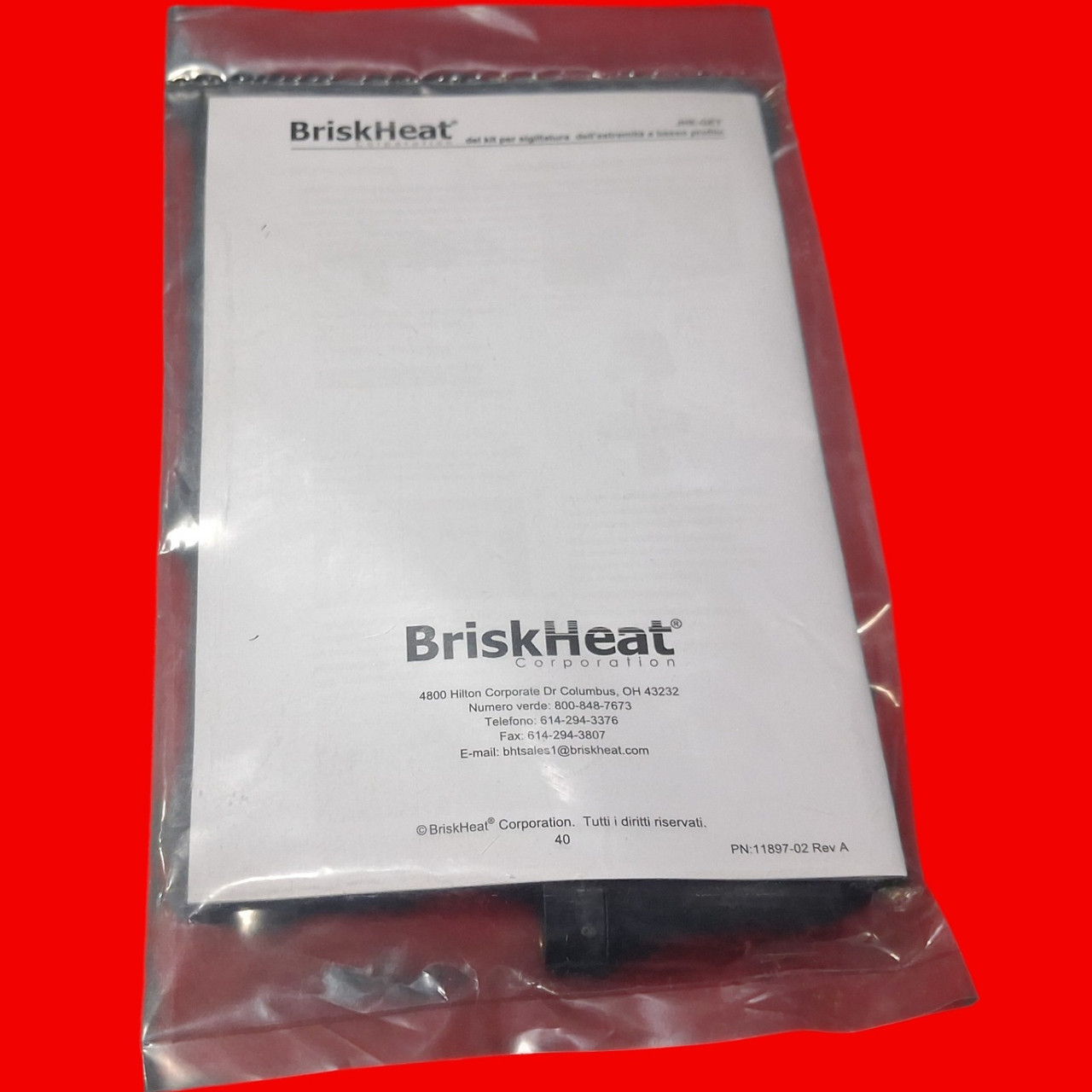 BriskHeat JHE-GET CSA End Seal Kit