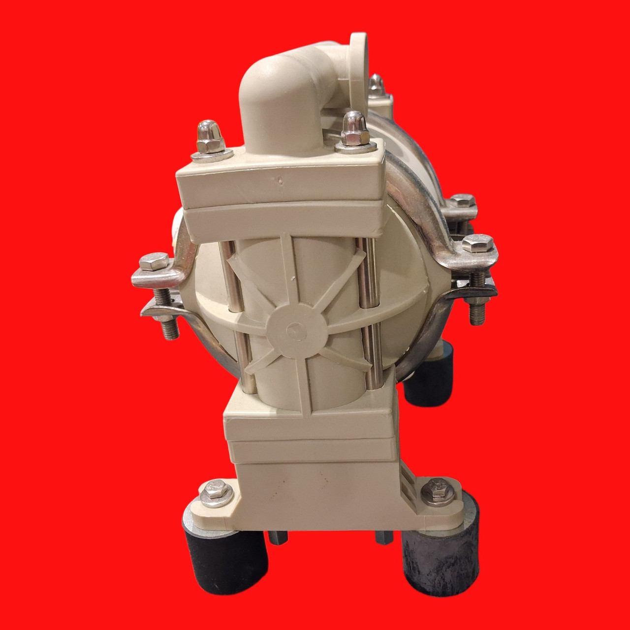 Depa DL15-PM-EET Air Operated Diaphragm Pump 1/2", Polypropylene