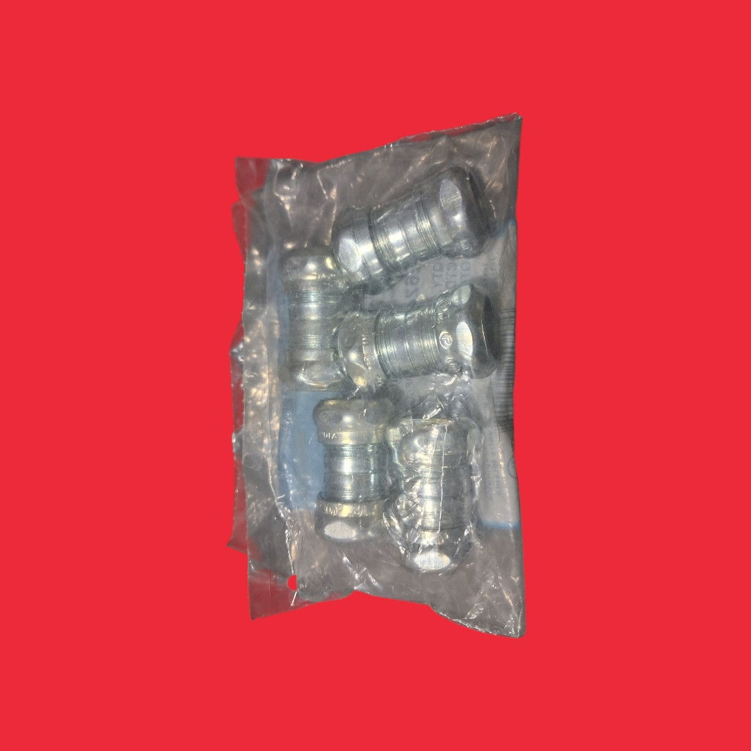 Halex 26241 1/2-inch Electrical Metallic Tubing (EMT) Compression Coupling- 5pk