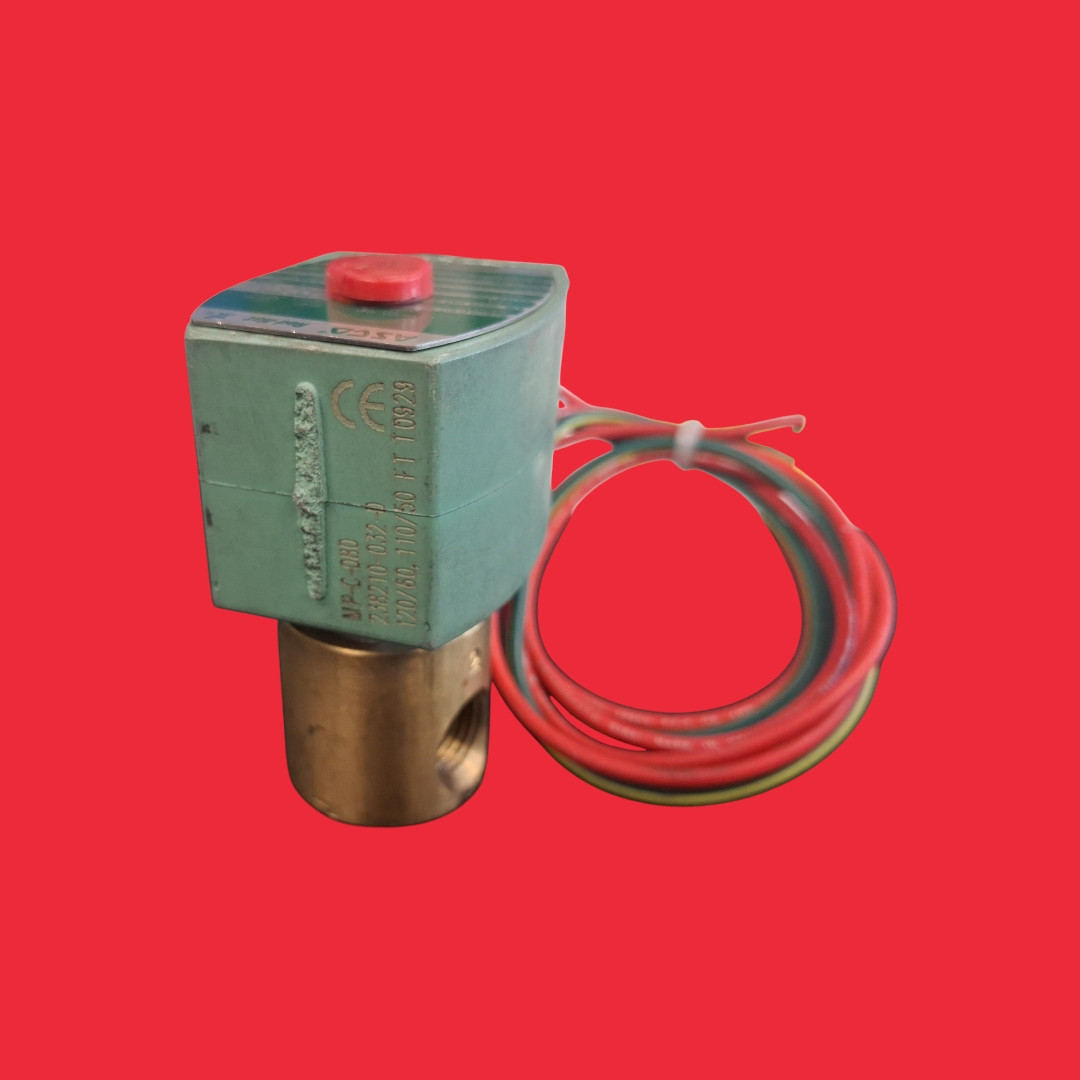 ASCO 1/4", 2-Way, Direct-Acting, Normally Closed Solenoid Valve- 8262G022