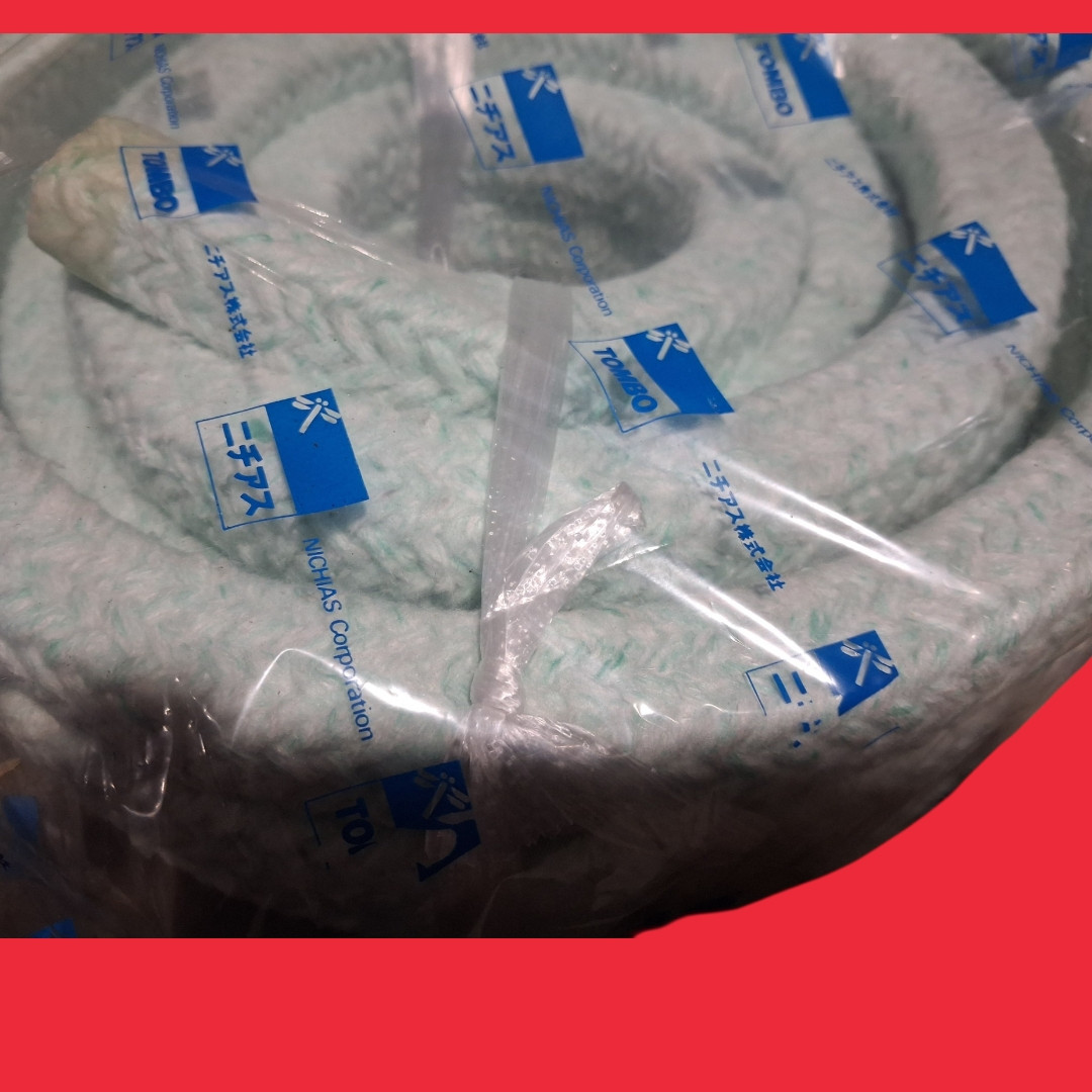 Nichias Corporation 8520 Tombo Brand 1" Square Braid Packing 20FT. Length