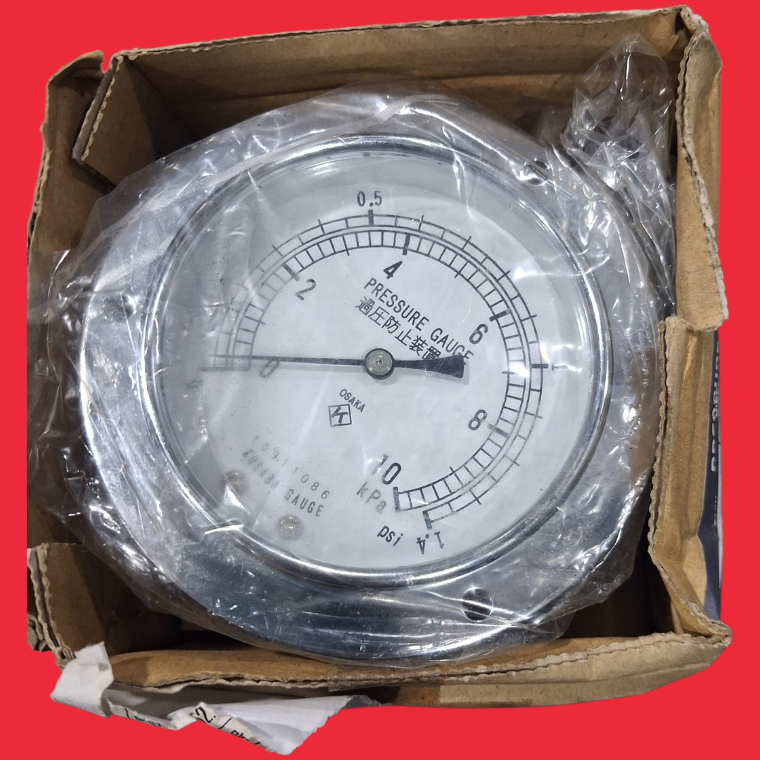 Kusaba DU-75 0~10 kPa/0~1.4kPa Pressure Gauge, Lower Back Mount