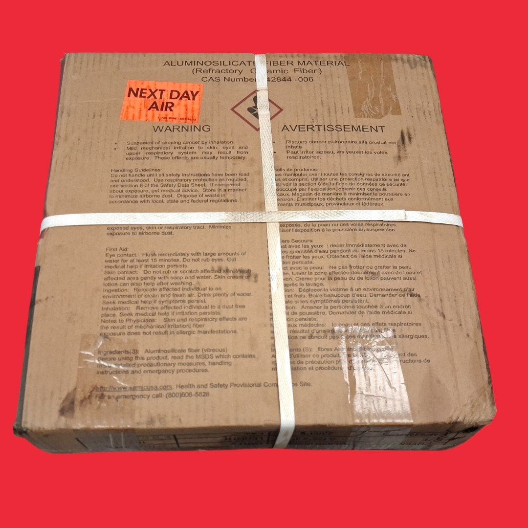 Taofibre TG30-0125 1/8"x 3"x 100' 2300°F Ceramic Fiber Woven Tape with Glass Insert