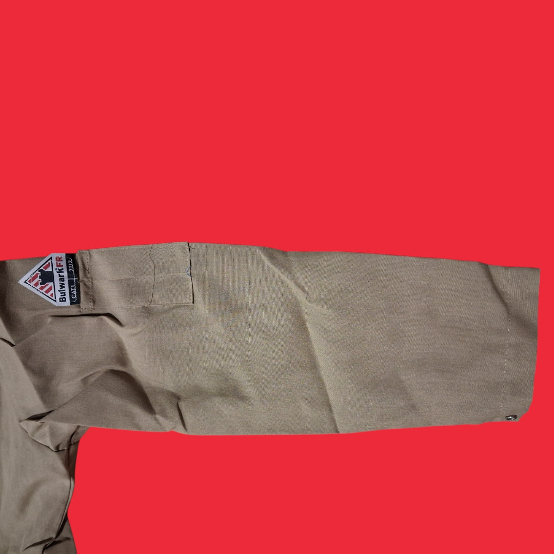 Bulwark CNB2TN Men's Lightweight Nomex FR Premium Coverall, Size 44, Regular, Tan