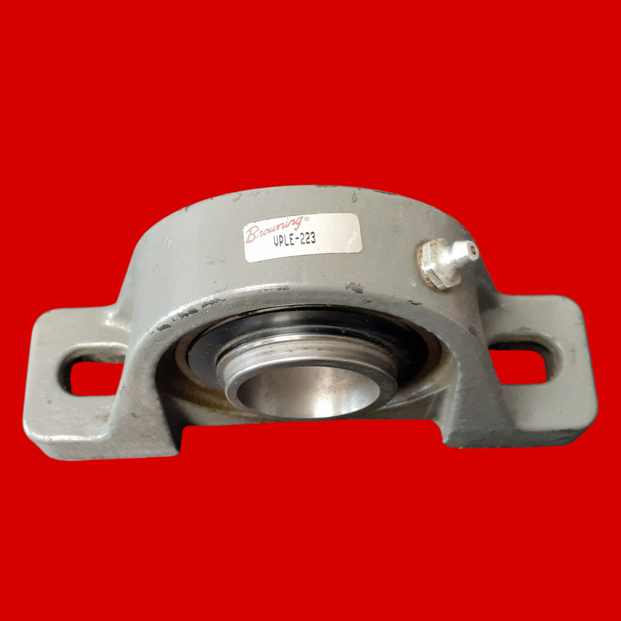 Browning VPLE-223 Pillow Block Ball Bearing Unit, No Locking Collar