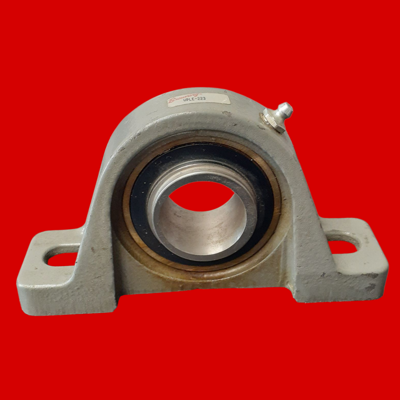 Browning VPLE-223 Pillow Block Ball Bearing Unit, No Locking Collar