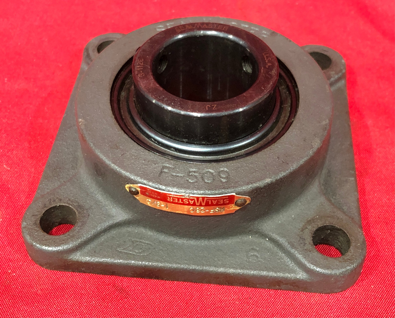 Sealmaster SF-28C Flange Mount Ball Bearing 4 Bolt Flange