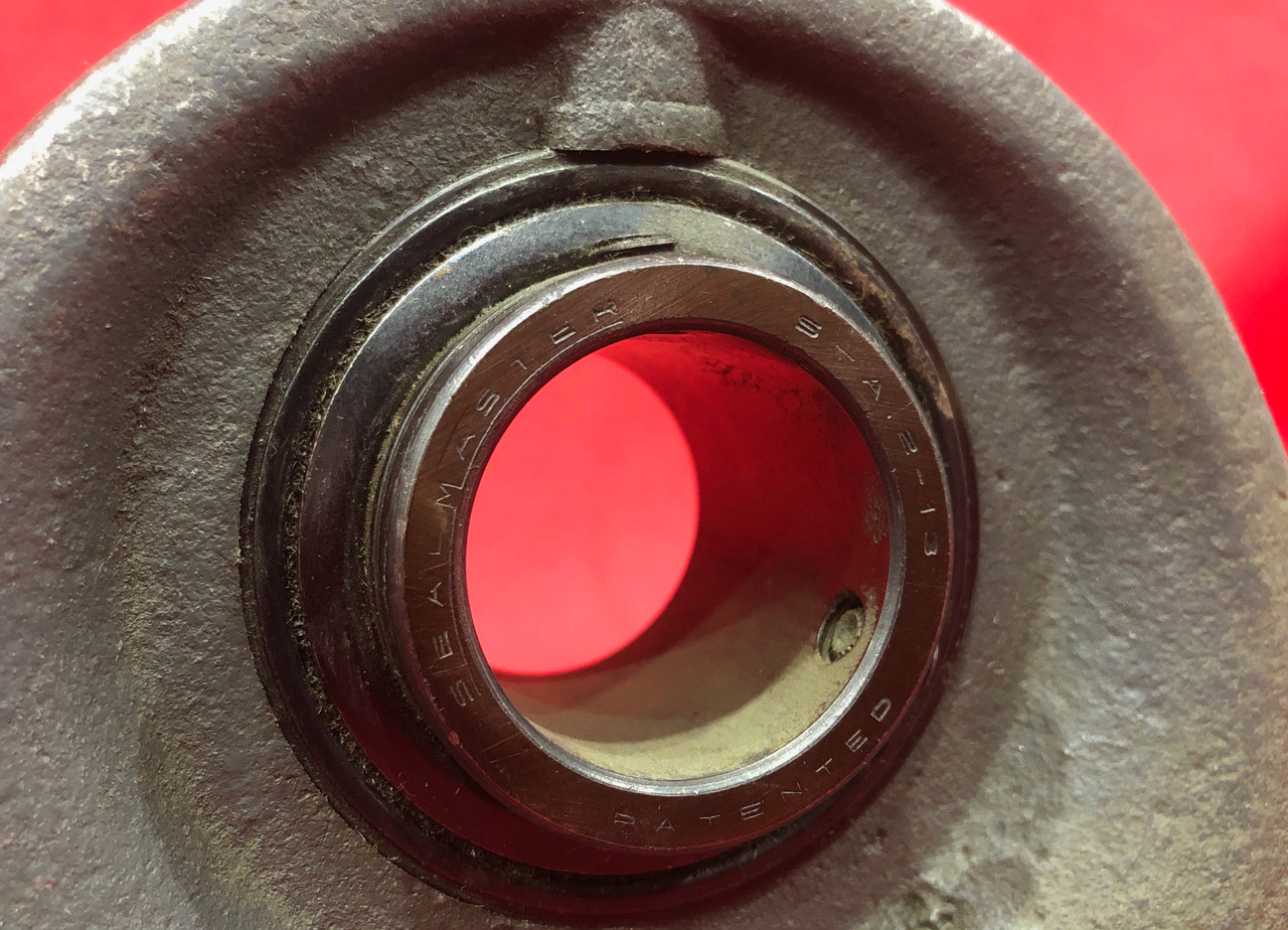 Sealmaster Pillow Block Bearing, 2 Bolt Ball Bearing, 1 7/16 in Bore Dia.