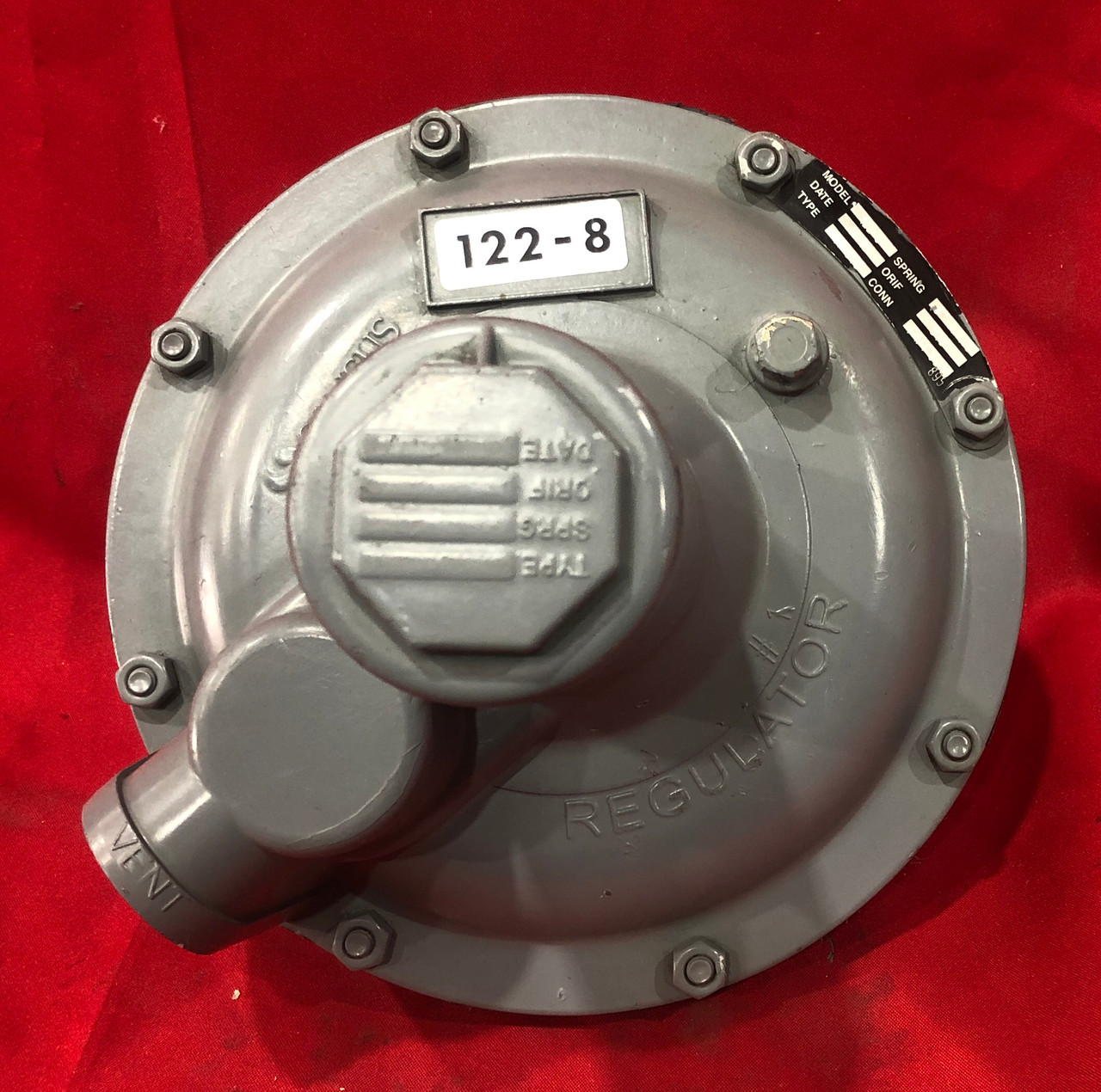 Sensus 122-8 1" Green Spring Gas Pressure Regulator
