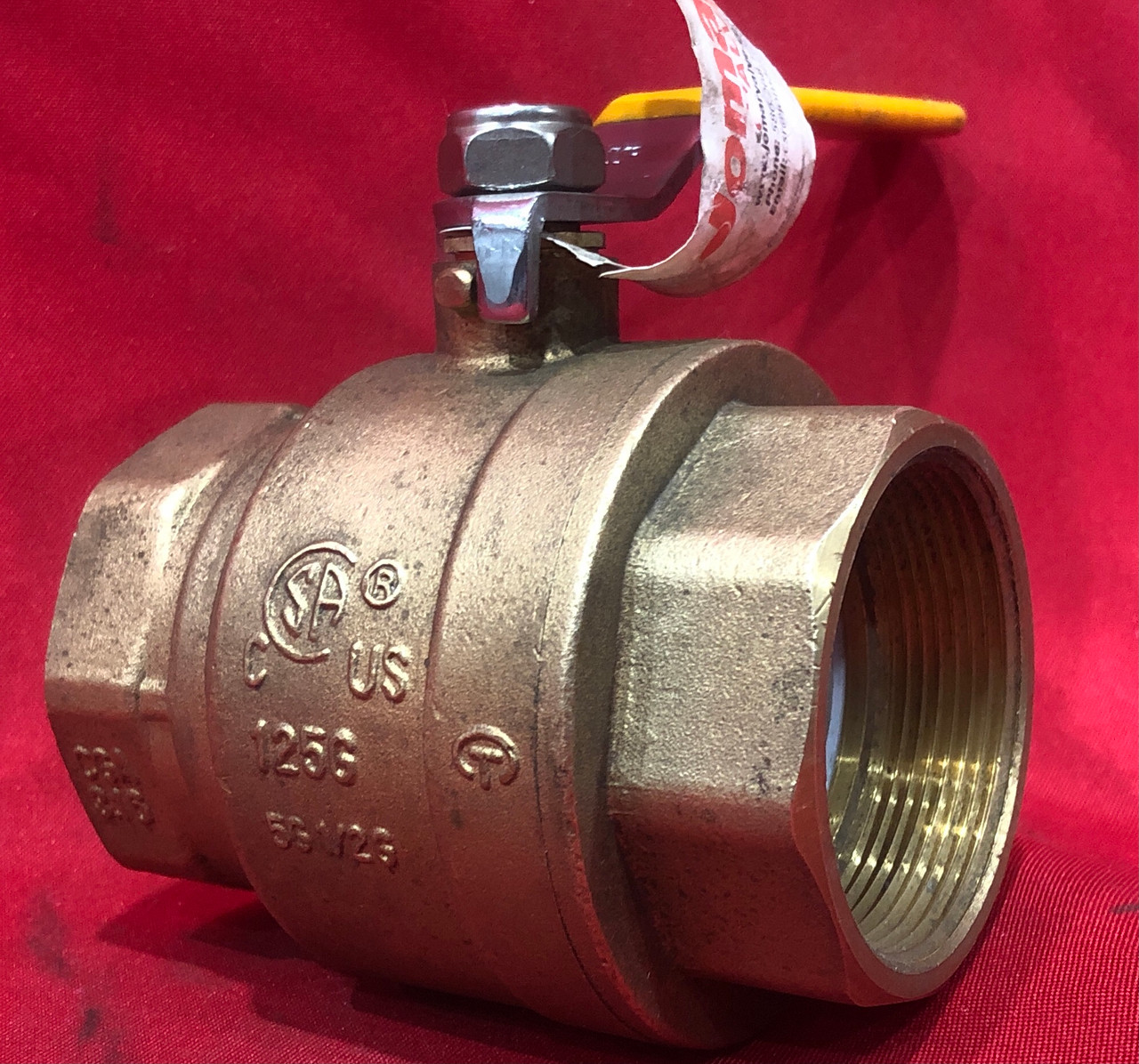 Jomar Valve JF-100T Brass Ball Valve, 2"NPT - Part #: 100-108