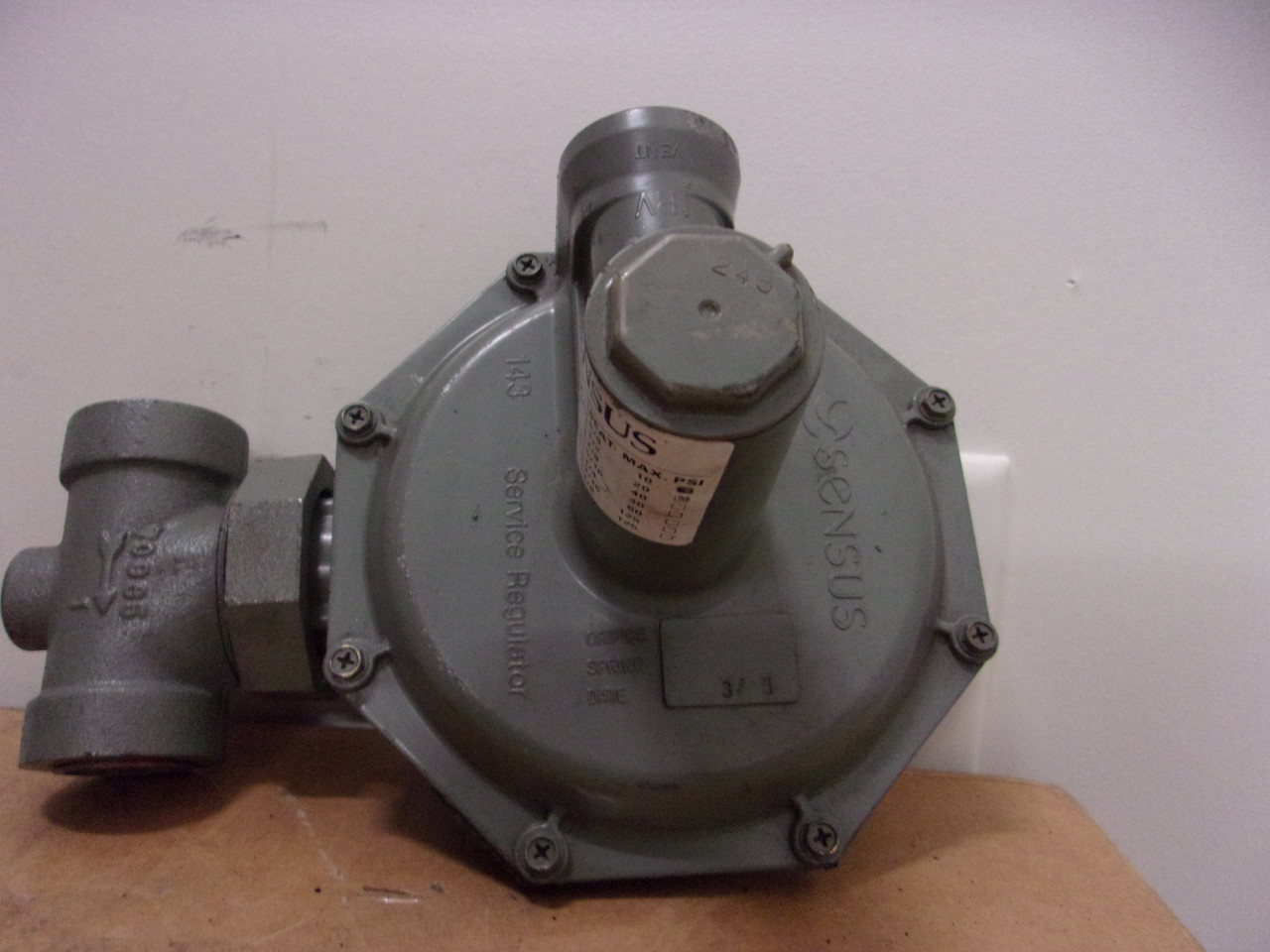Sensus 143-80 Gas Pressure Regulator 1" (5" - 8" w.c.) 10PSI