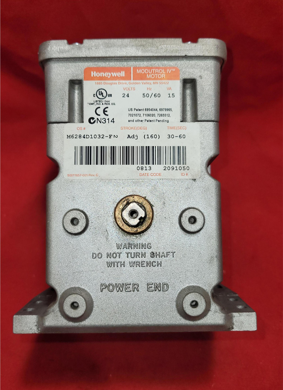 Honeywell M6284D1032-F 24V Non-Spring Return Floating Foot Mounted Actuator