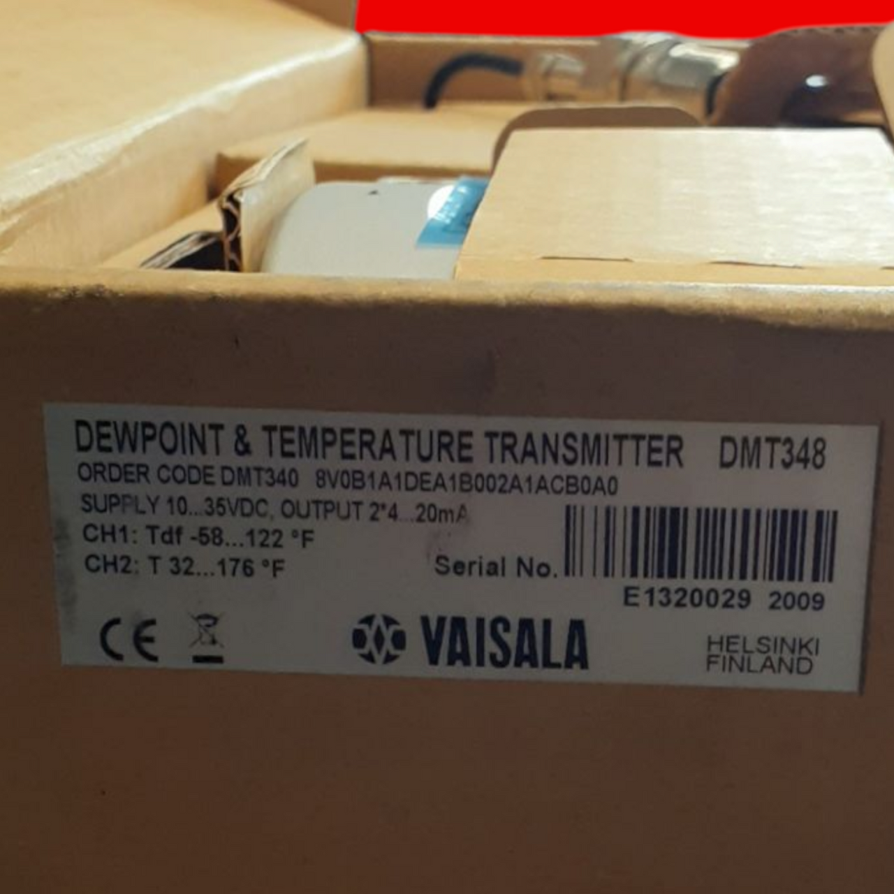 Vaisala DMT348 Dew Point and Temperature Transmitter