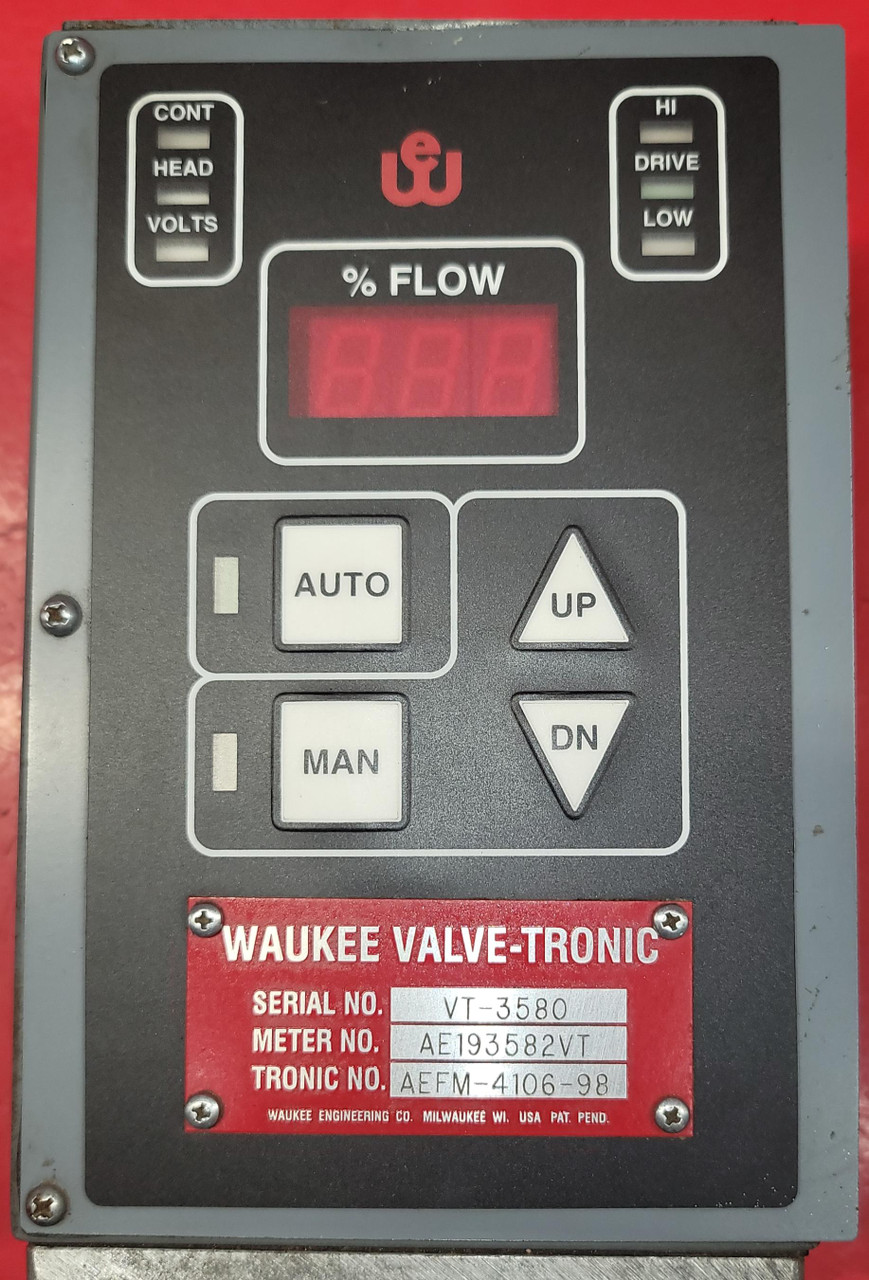 Waukee  Valve-Tronic Plus Electronic 0-150 cfh Natural Gas Flo-Meter M-6