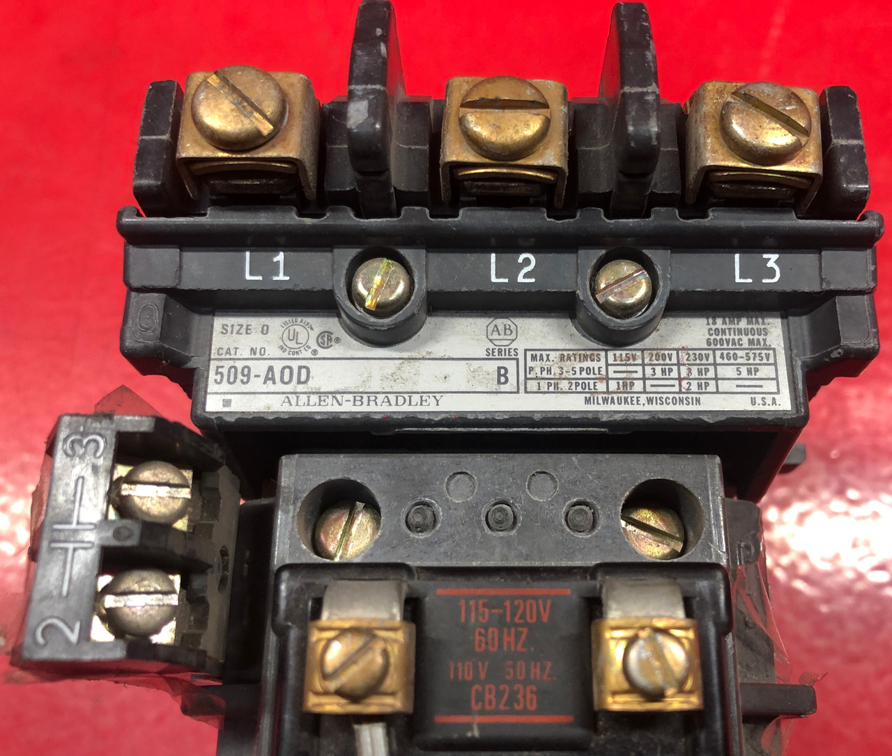 Allen Bradley 592-BOW16  Overload Relay A Series