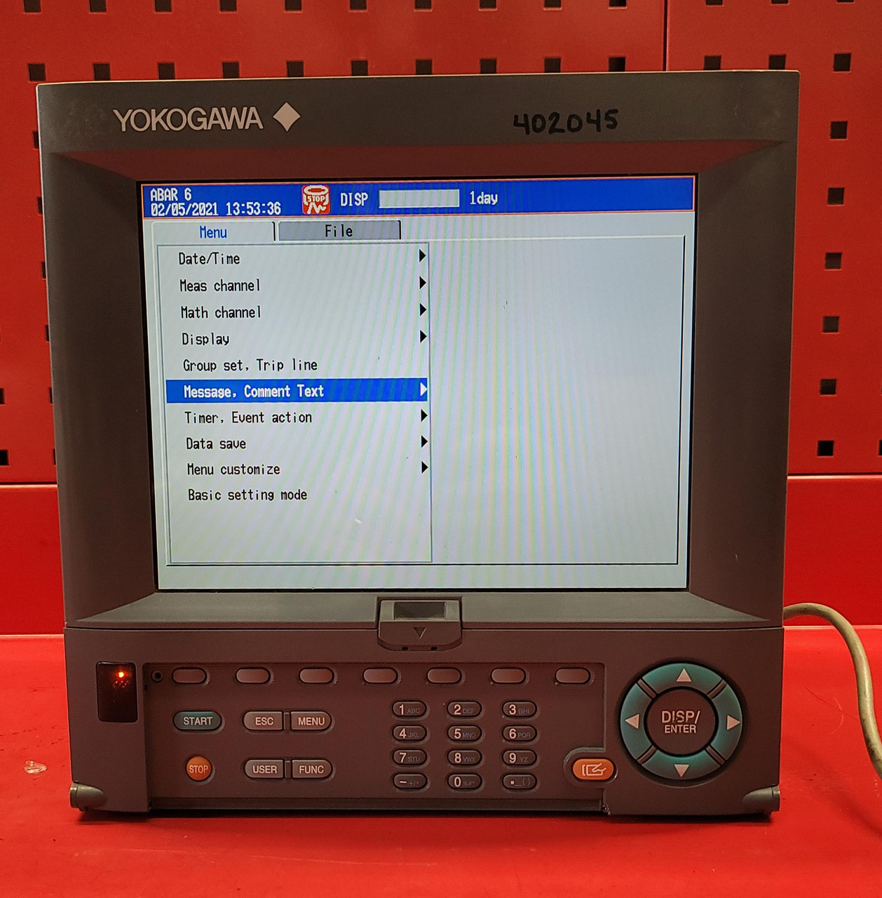 Yokogawa DX2020  DAQStation Chart Recorder