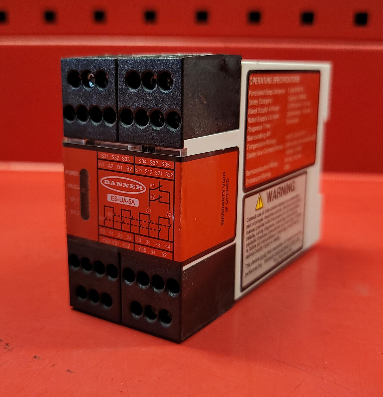 Banner ES-UA-5A  66091 Safety Relay Module