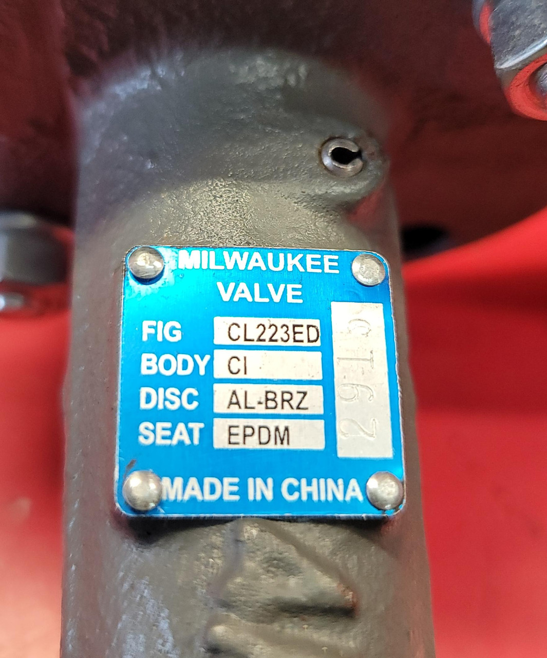 Milwaukee Valve CL223ED 3" Butterfly Valve
