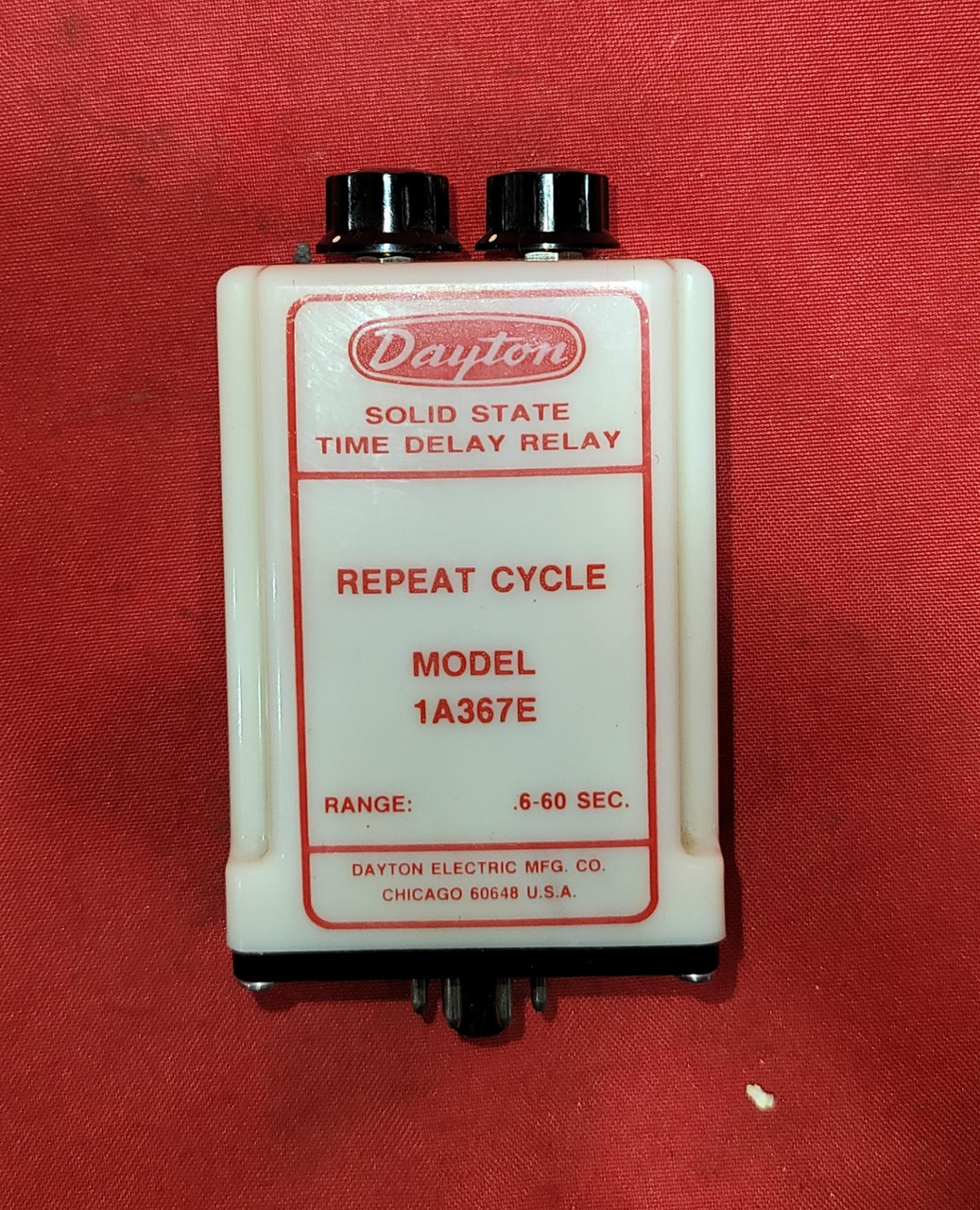 Dayton 1A367E Time Delay Relay