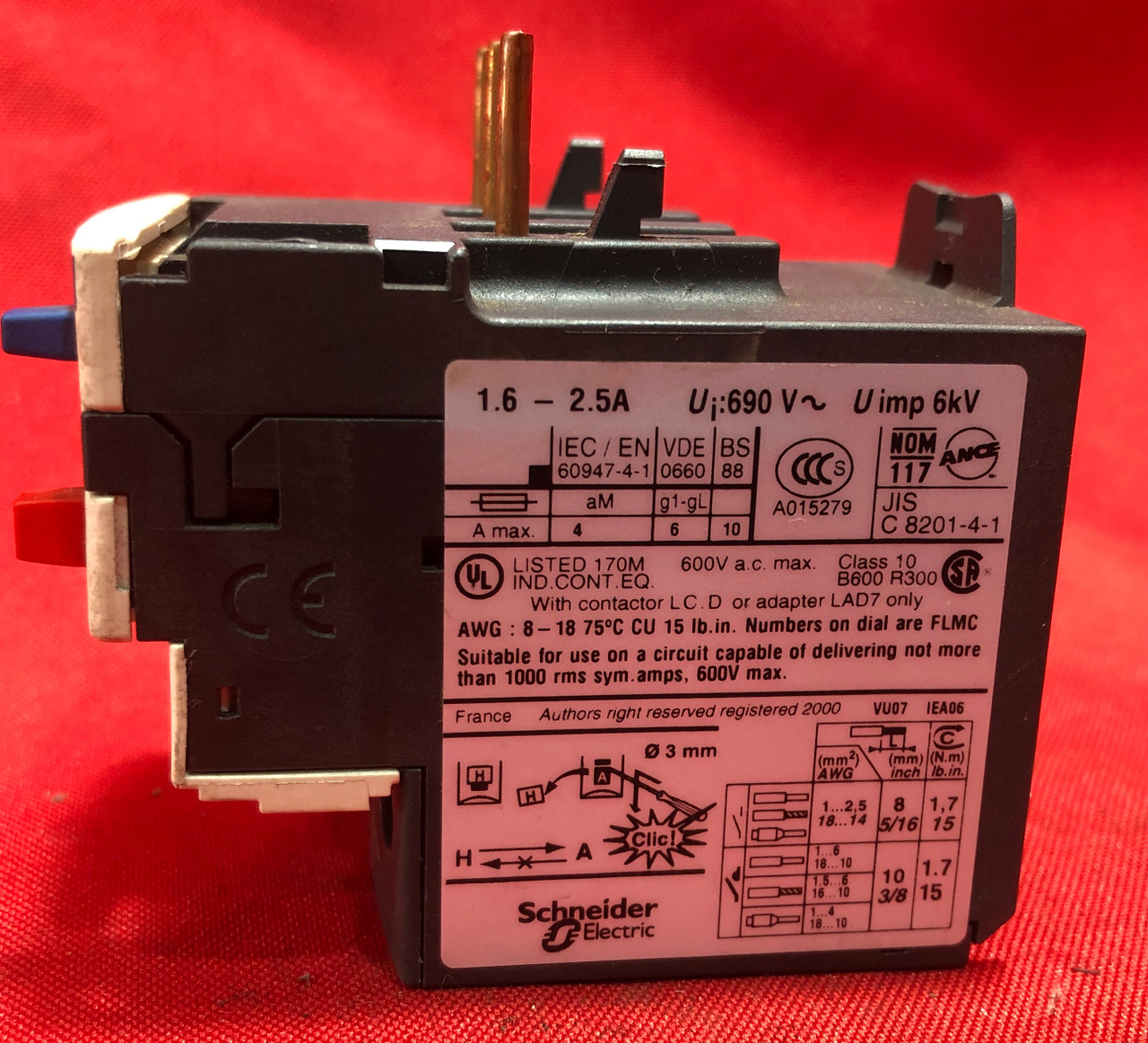 Telemecanique JISC8201-4-1 Contactor
