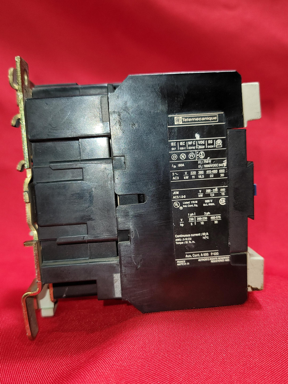 Telemecanique LC1 D40 11 Magnetic Contactor