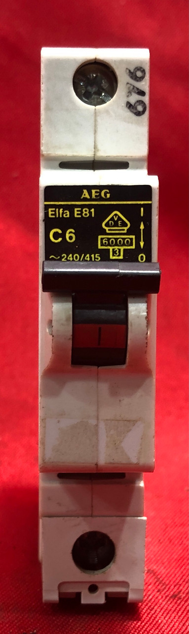 AEG Elfa E81 C6 Circuit Breaker