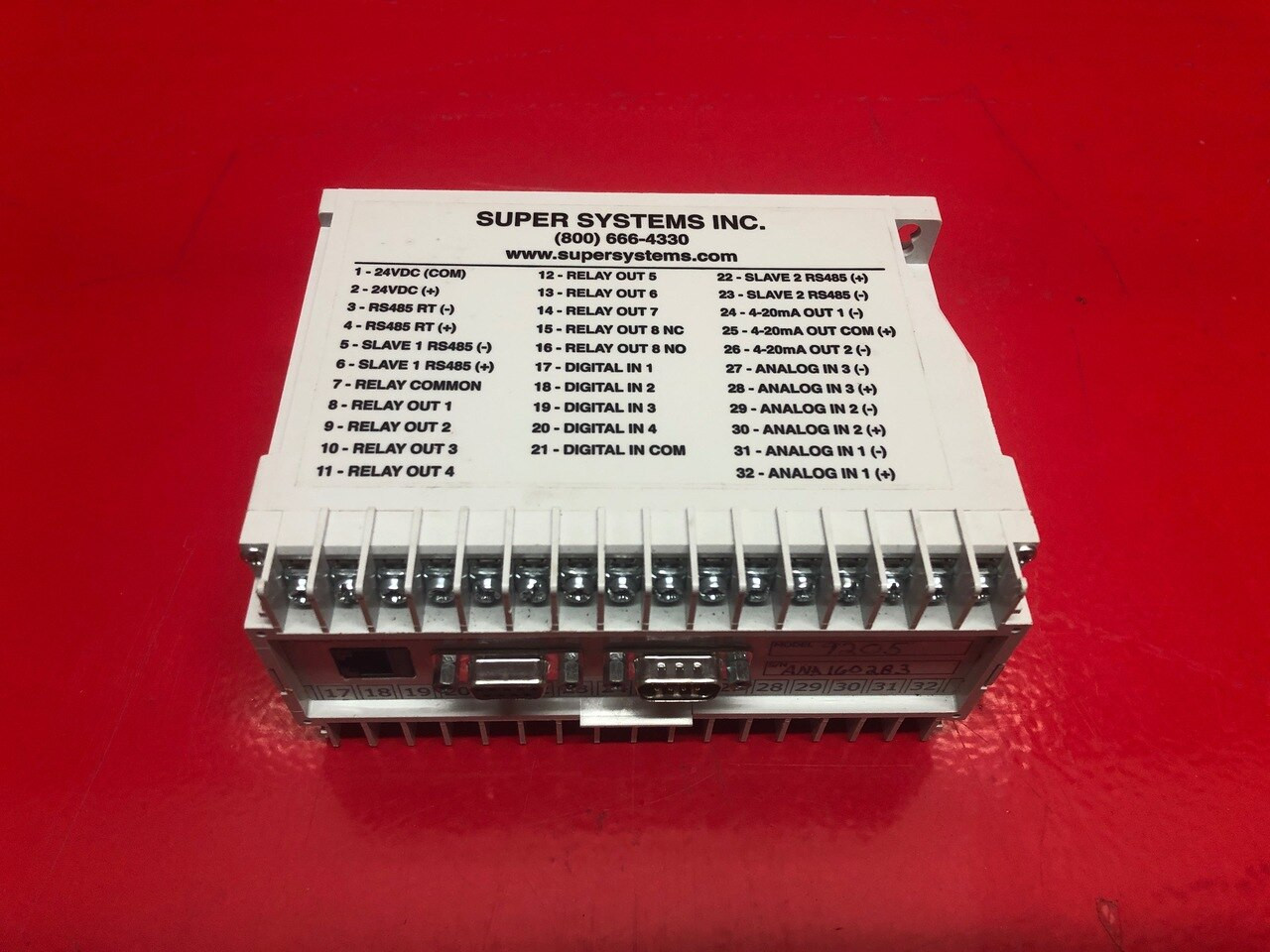 SSI Super Systems 9205 Programmable Atmosphere and Temperature Controller