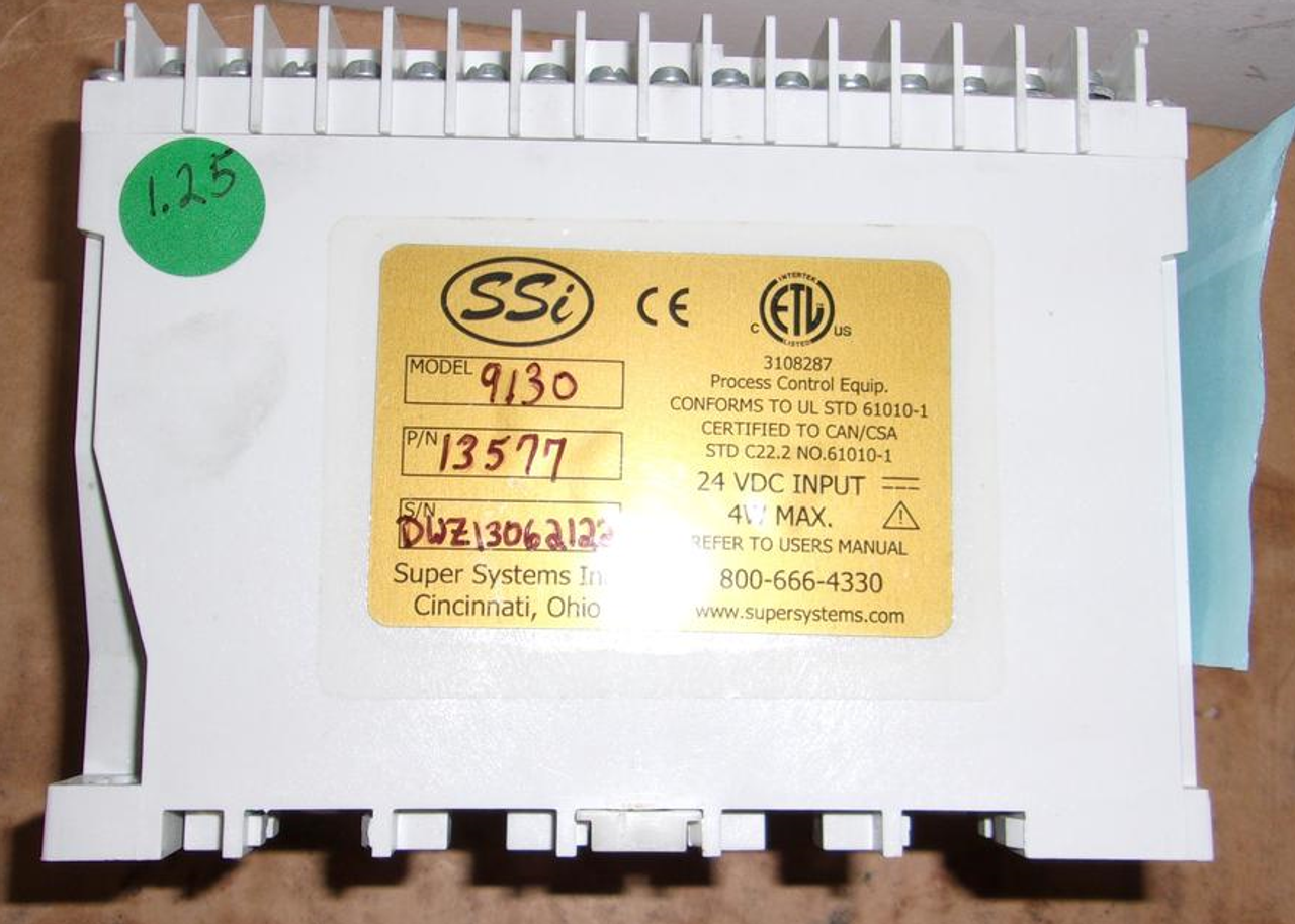 SSI Super Systems 9130 Programmable Temperature Controller