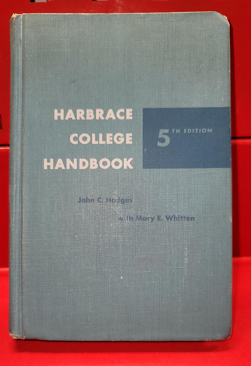 Harbrace College Handbook  (1962)