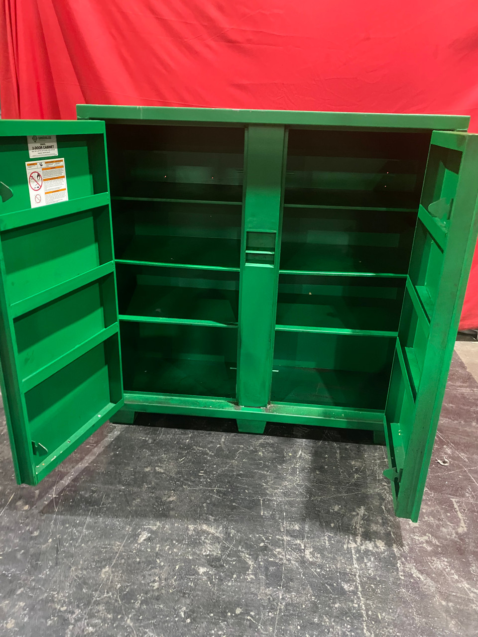 Greenlee 5660L 56 x 60 x 24-Inch Heavy Duty Steel Storage Utility Cabinet