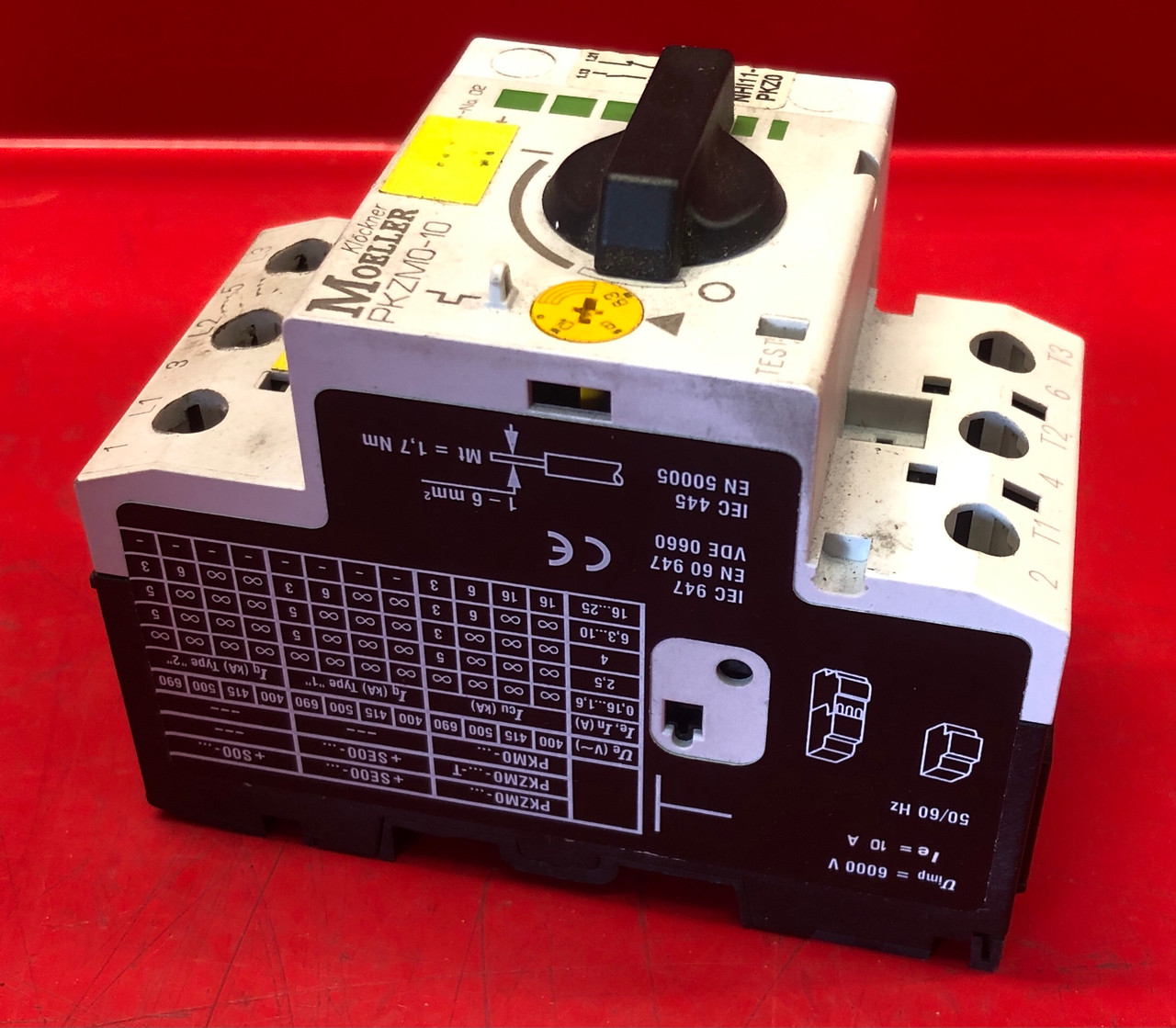 Klockner Moeller PKZM0-10 Circuit Breaker 