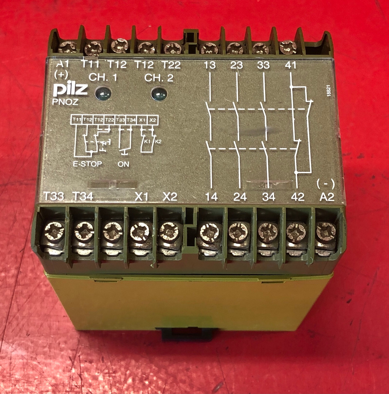 Pilz PNOZ-1-2-120VAC-3A1R Safety Relay 120VAC