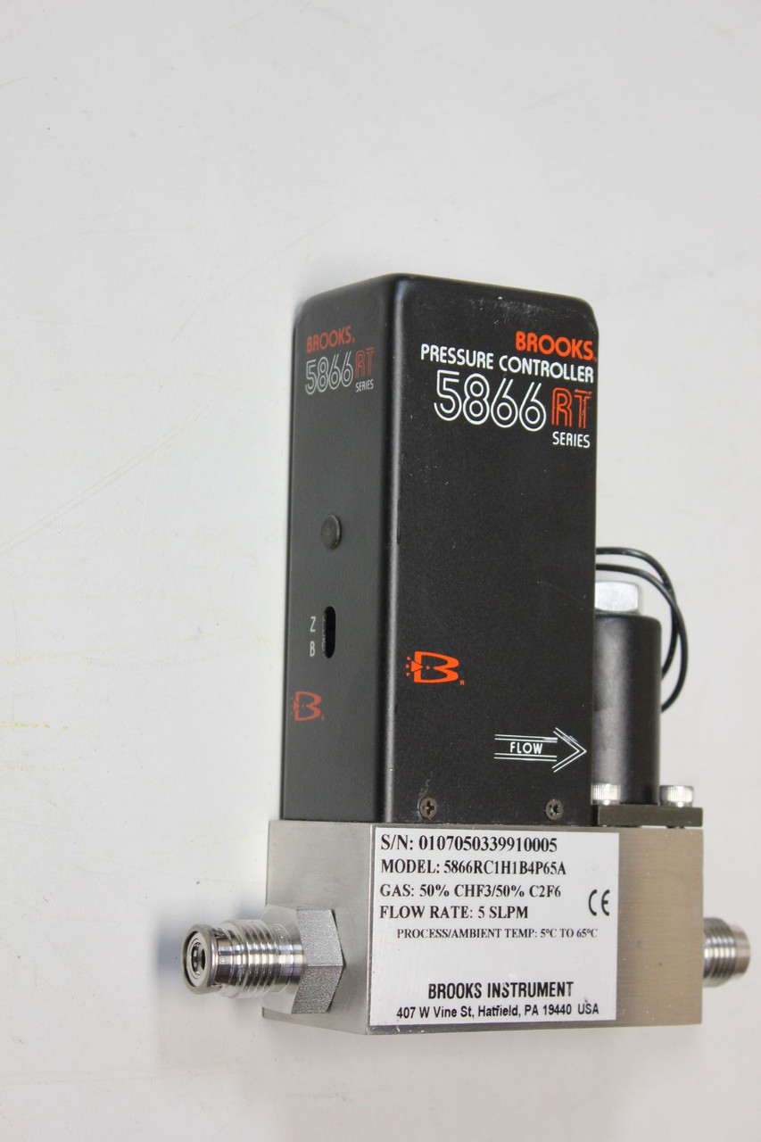 BROOKS 5866 RT PRESSURE CONTROLLER FLOW METER