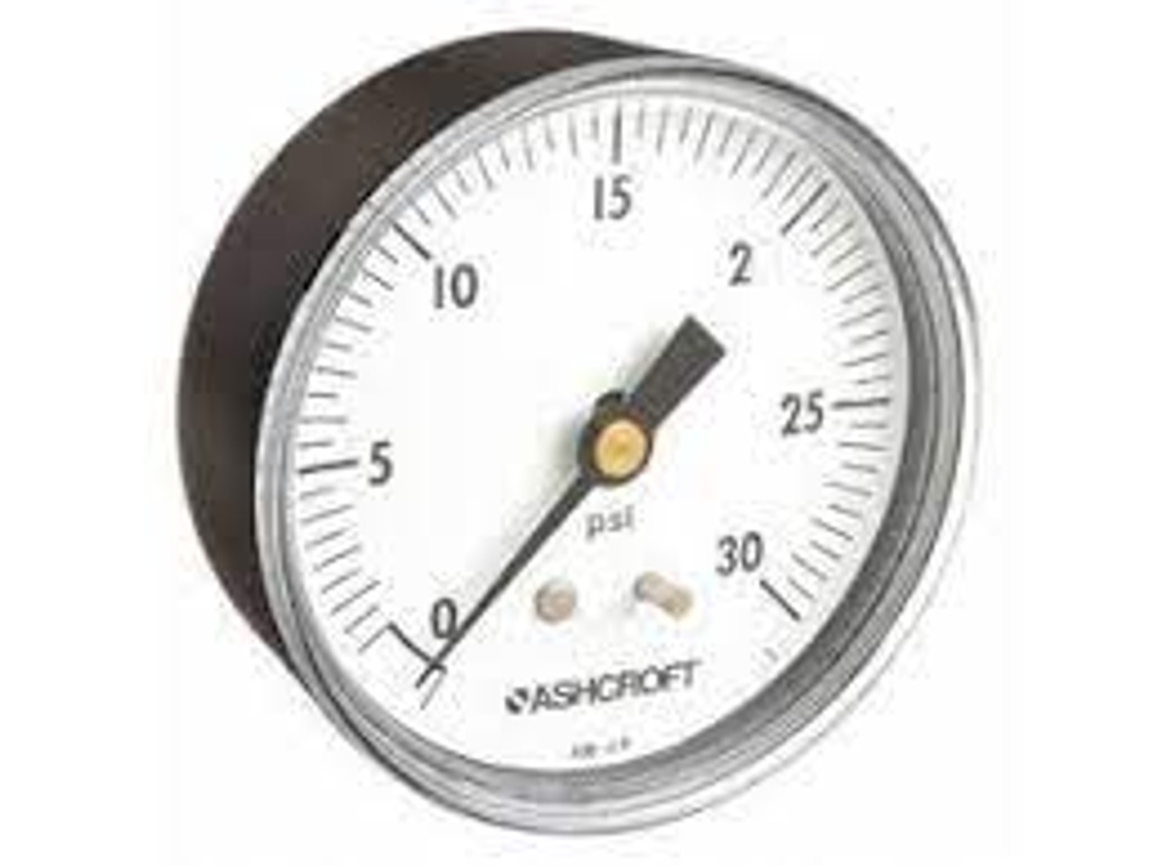 Ashcroft 25W1005PH02B30#  0-30 PSI Pressure Gauge